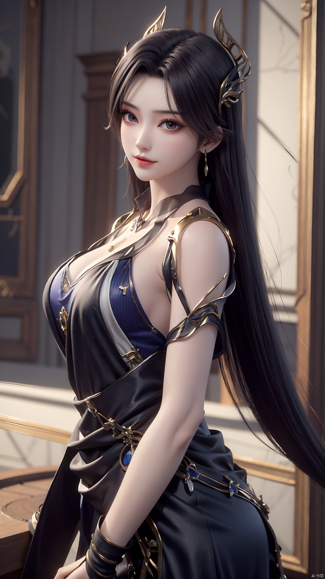 1girl,  gloves,  dress by Tim_Yi on Tensor.Art