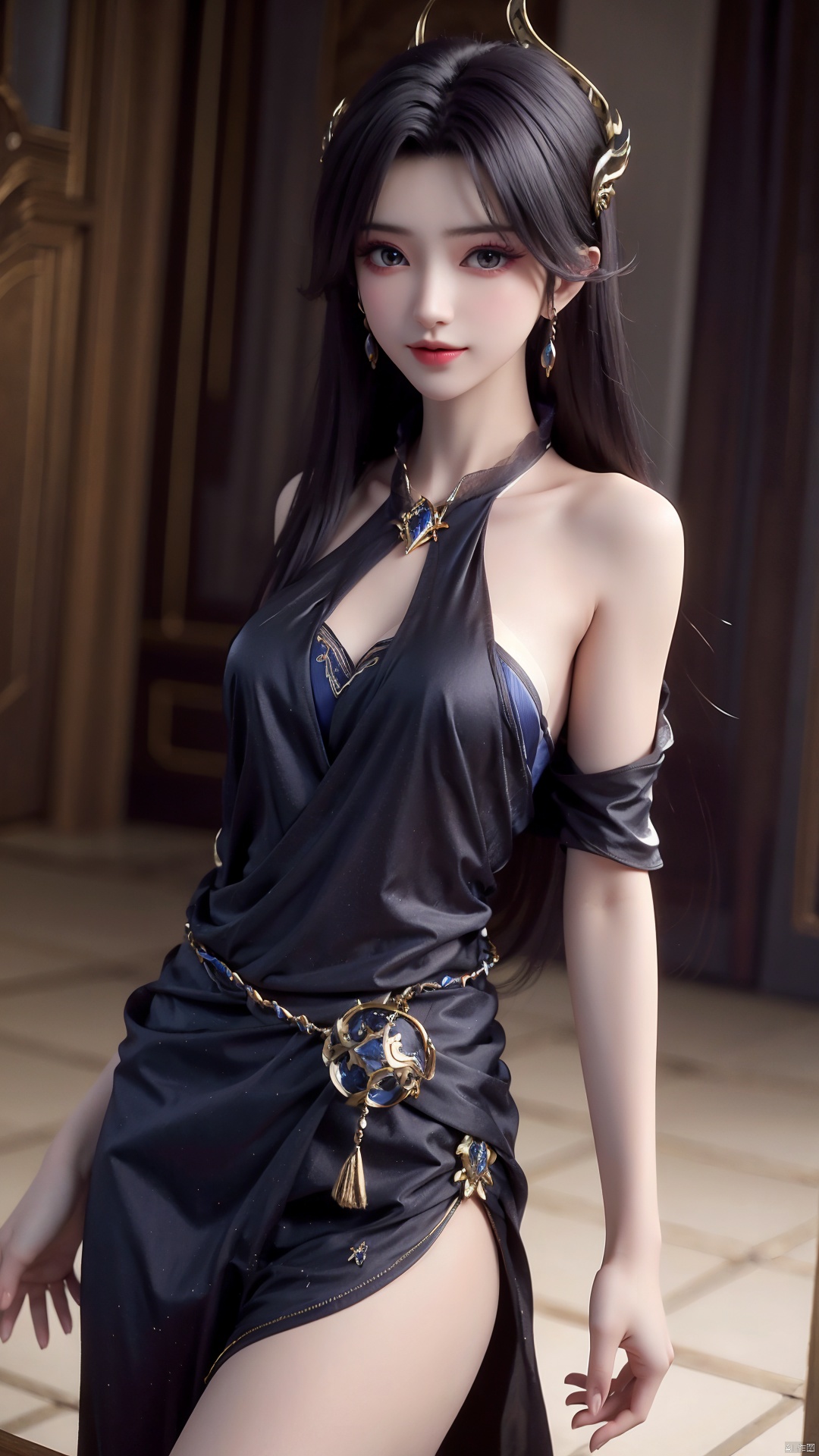 1girl,  long dress,  dress by Tim_Yi on Tensor.Art