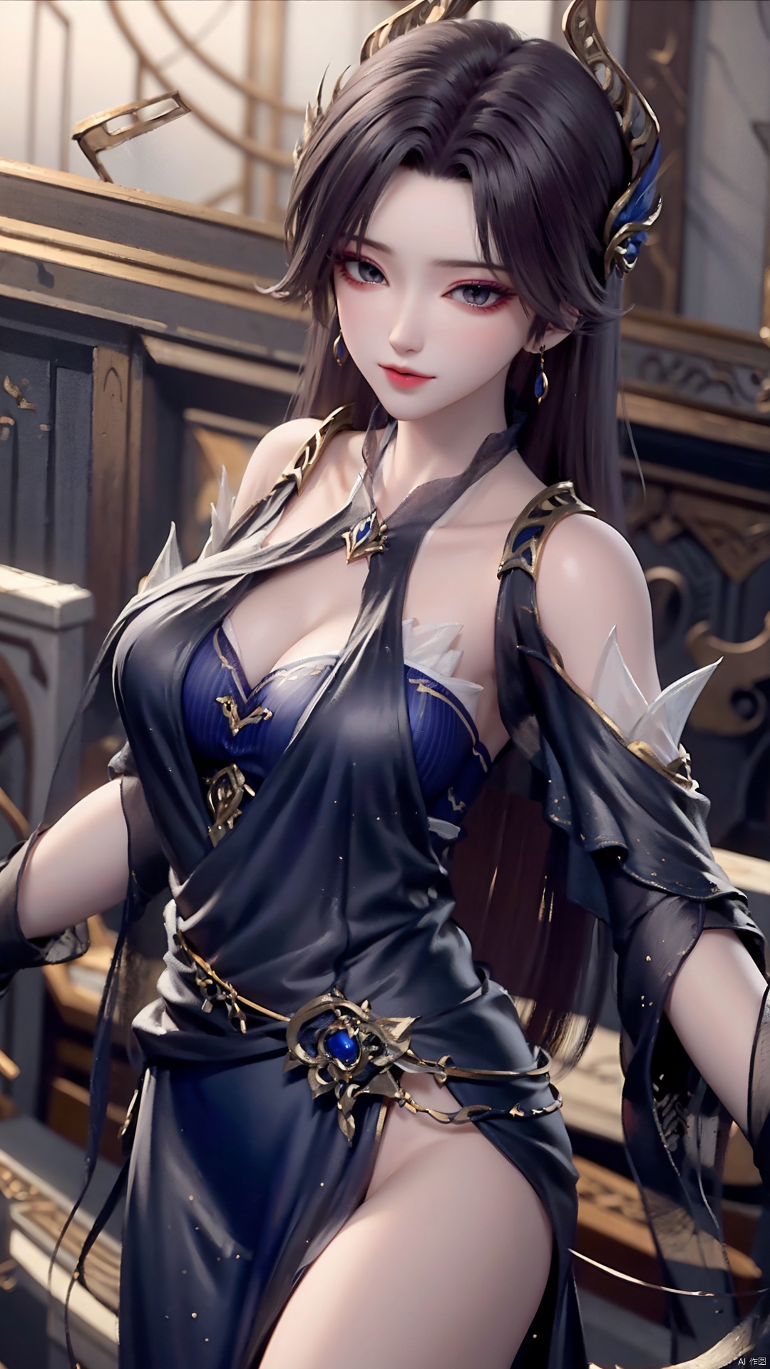 1girl,  long dress,  dress by Tim_Yi on Tensor.Art