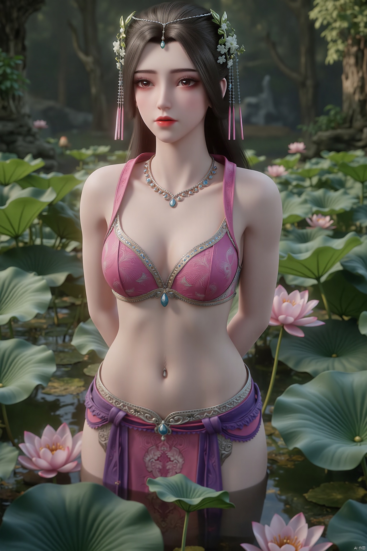 masterpiece,(best quality),official art, (1girl), (solo), ((looking_at_viewer)),(huge breasts:2.69),(full breasts:1.99),Xzhaoliner,(Lotus pond, lotus:1.52)
,Xxuner,XningyudieX,Xsulingyun,Xtianqiong,XyunluoX,XxiaobaiYZ,Xcaoying,Xyaochishennv,Xlimuwanx,Xliuyue,Xwangliaoyi,Xlanlinge