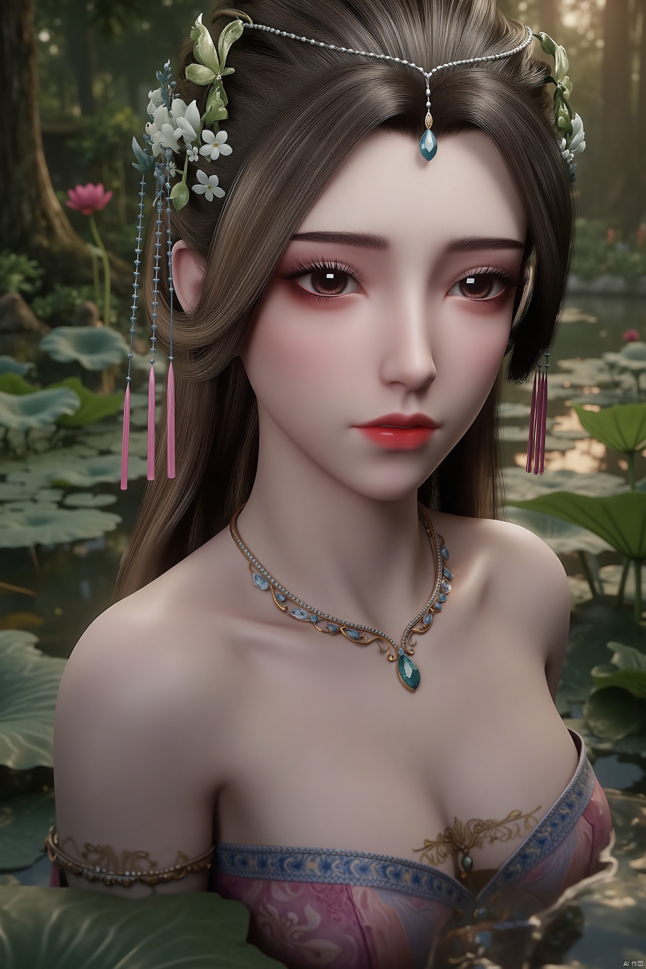 masterpiece,(best quality),official art, (1girl), (solo), ((looking_at_viewer)),(huge breasts:2.69),(full breasts:1.99),Xzhaoliner,(Lotus pond, lotus:1.52)
,Xxuner,XningyudieX,Xsulingyun,Xtianqiong,XyunluoX,XxiaobaiYZ,Xcaoying,Xyaochishennv,Xlimuwanx,Xliuyue,Xwangliaoyi,Xlanlinge