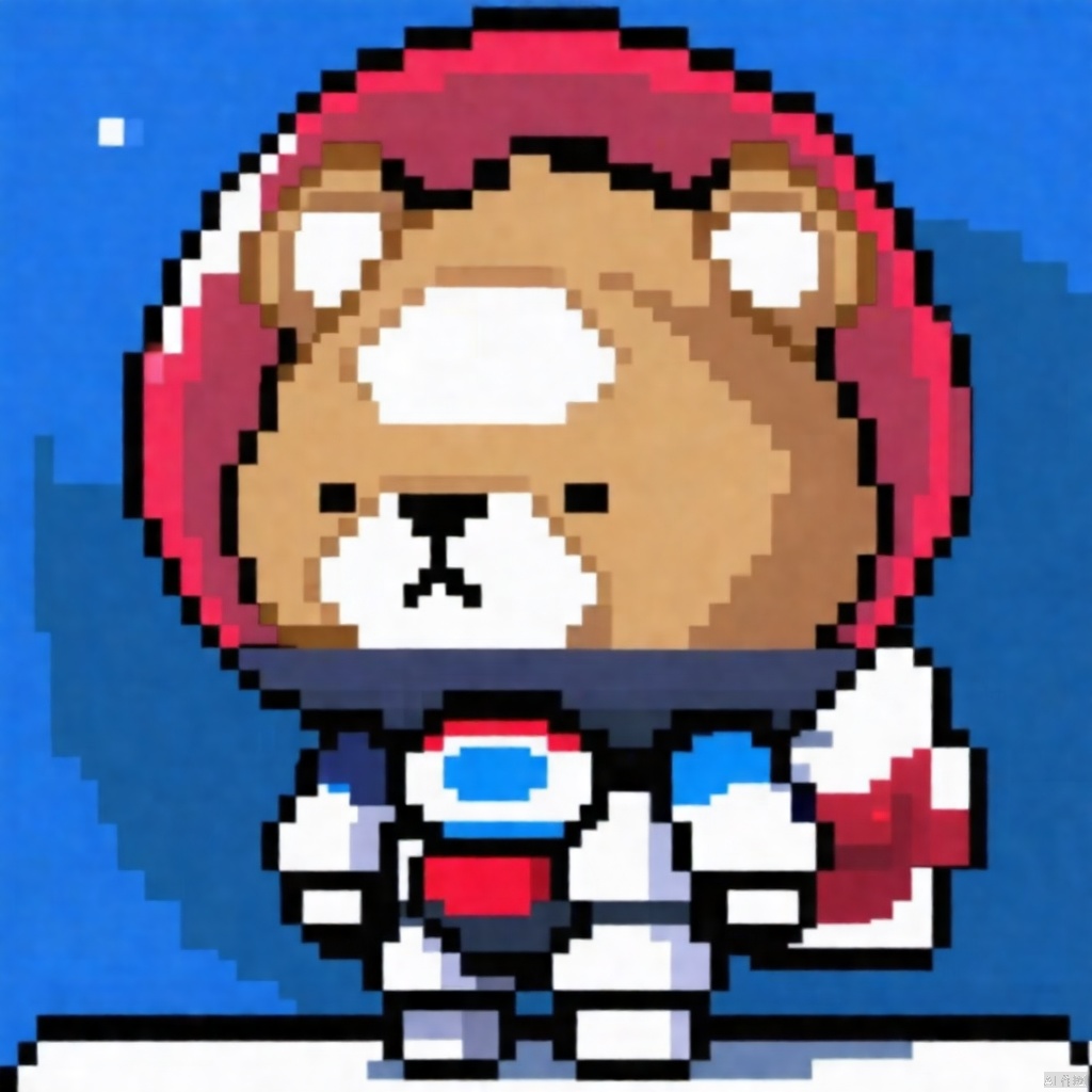 1 supercute bear wear a origami gundam armor,fur,cooi