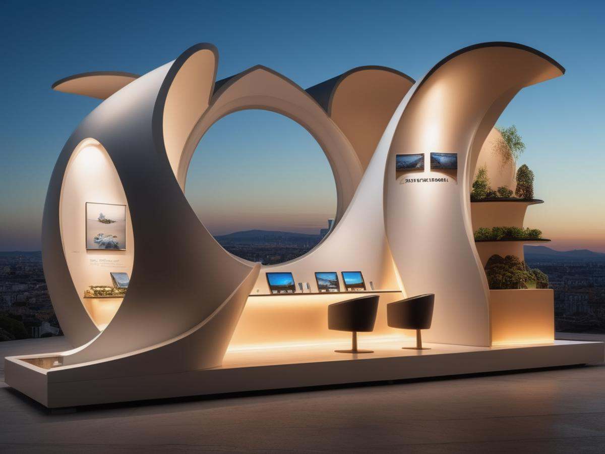 ((Exhibition Stand)),  building,  masterpiece on Tensor.Art