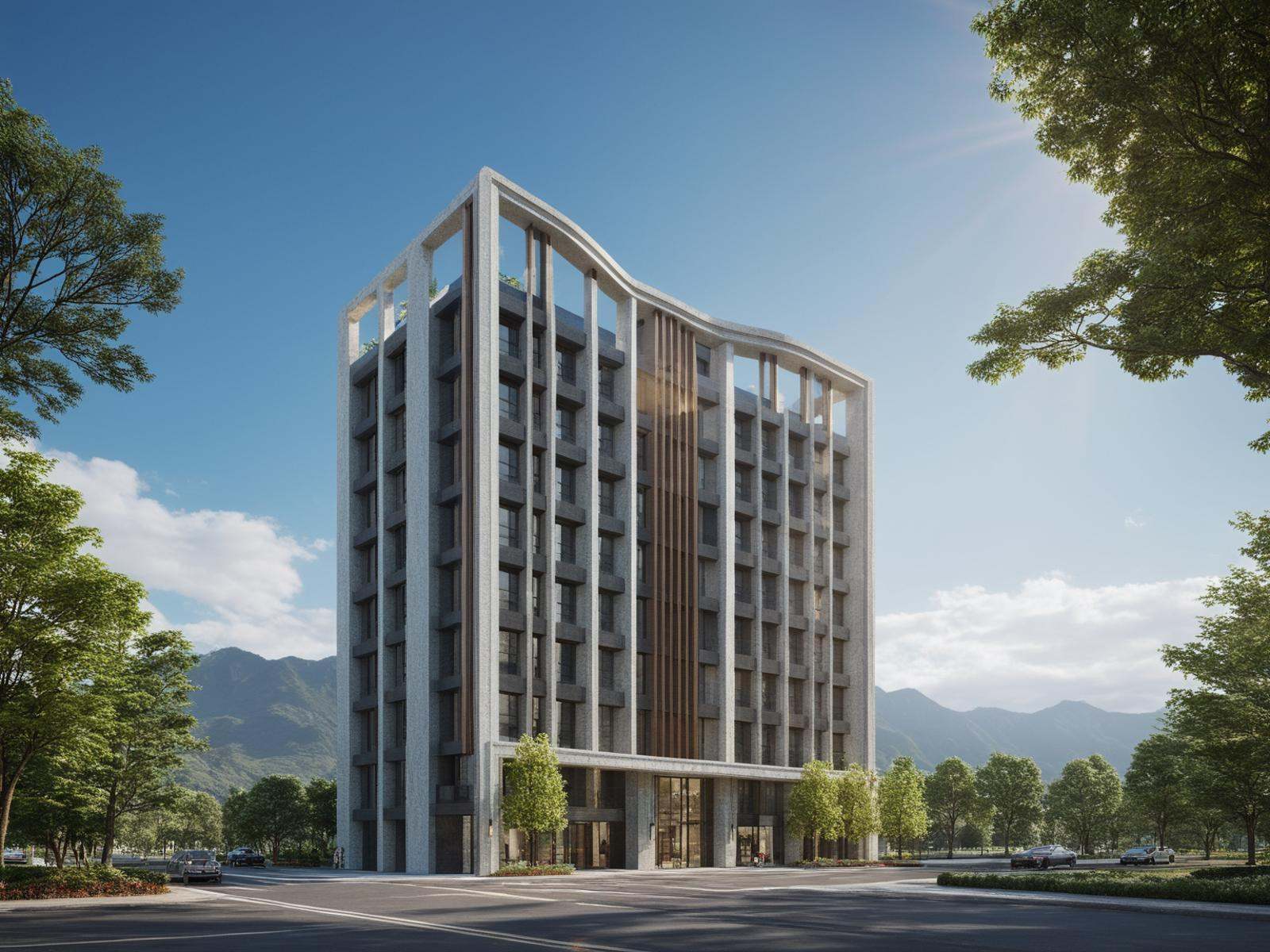 concept art ,  ((Apartment)),  building on Tensor.Art