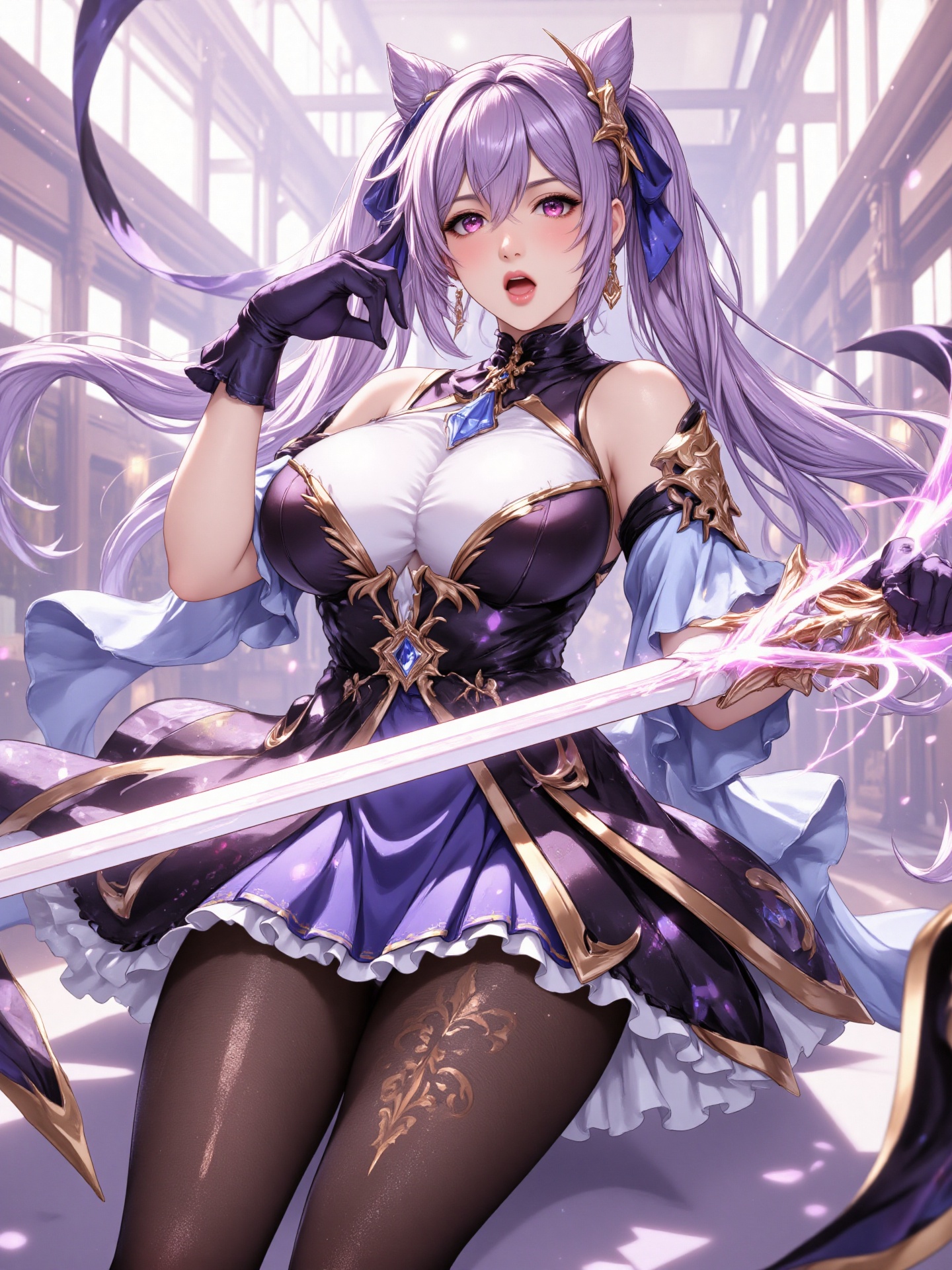 keqing\(hubggirl)\,  1girl,  solo on Tensor.Art