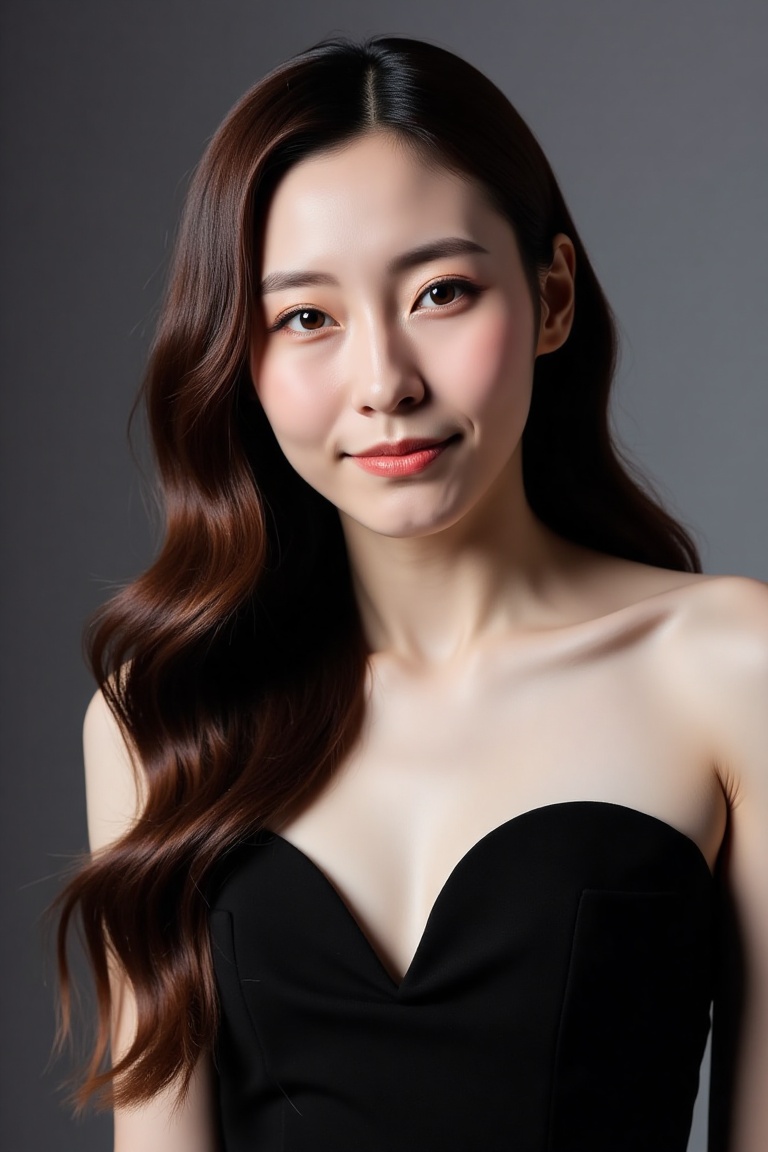 (1girl),  (long hair),  (black dress) on Tensor.Art