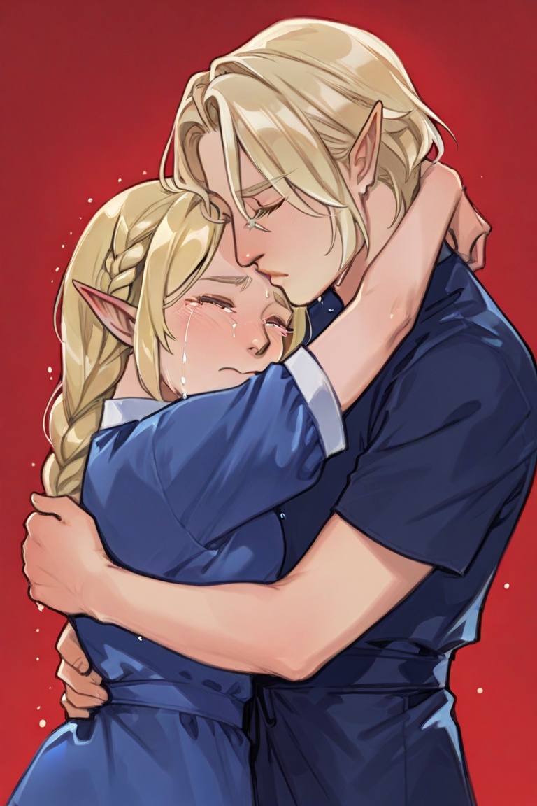 Hwcberrystyle,  blonde hair,  elf on Tensor.Art