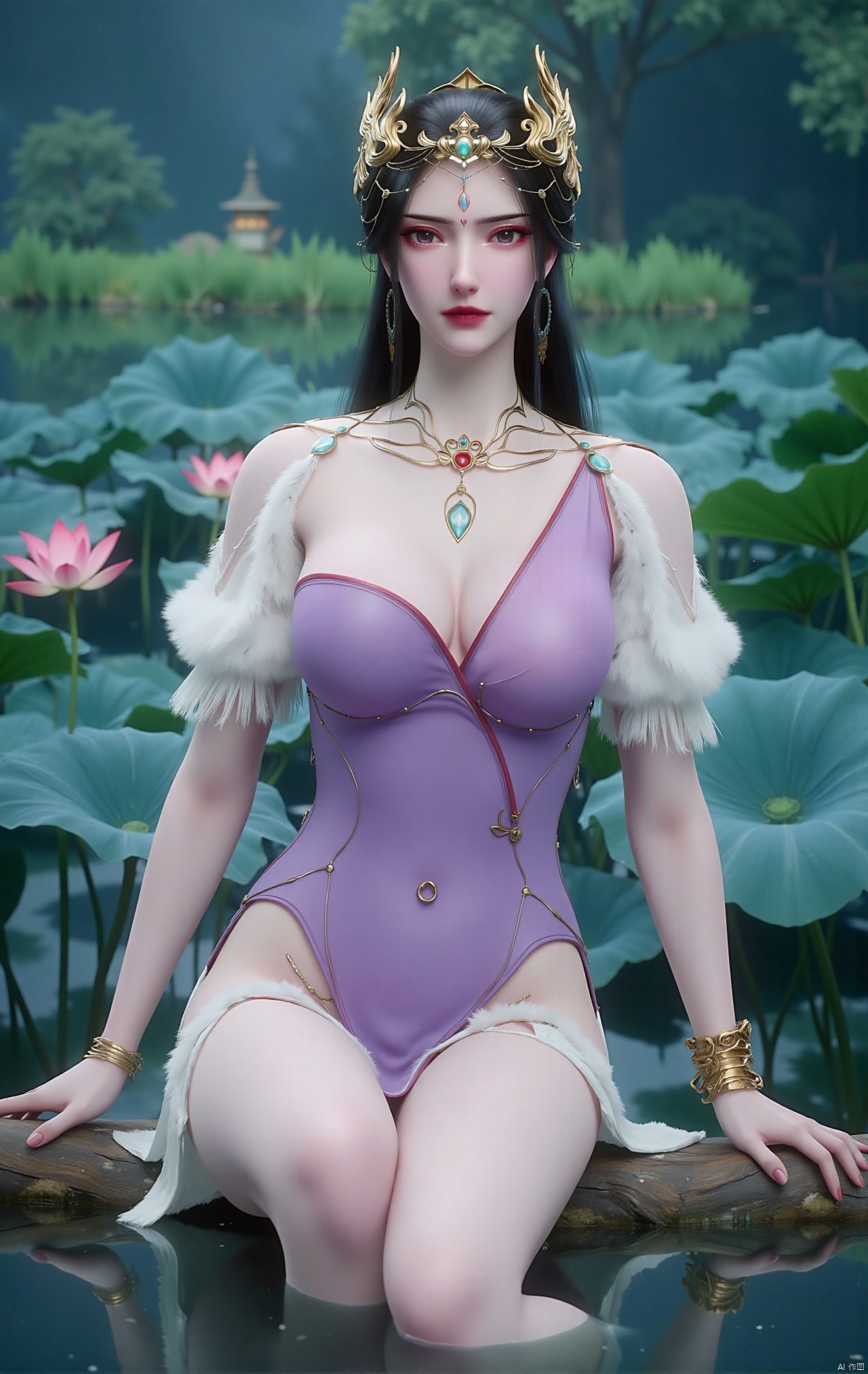  masterpiece,1girl,black hair,(Sitting by the lotus pond in the garden:1.3),(short dress:1.39),black eyes,beautiful face,short sleeves,holding flower,looking at viewer,(huge breasts:2.79),(full breasts:1.99),Xzhaoliner,Xyaoxi,Xsulingyun,XyunluoX,Xhenrendadi,Xlannuo,Xlongnv,Xruoshui,XyunluoH,Xyuzimo,Xliuyue,Xlimuwanx,Xhongdie,Xyanqingcheng,Xqinghe,XyunxiX