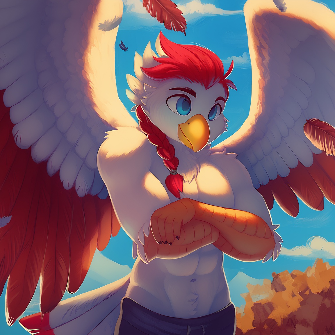 mylafox,  accipitriform,  avian on Tensor.Art