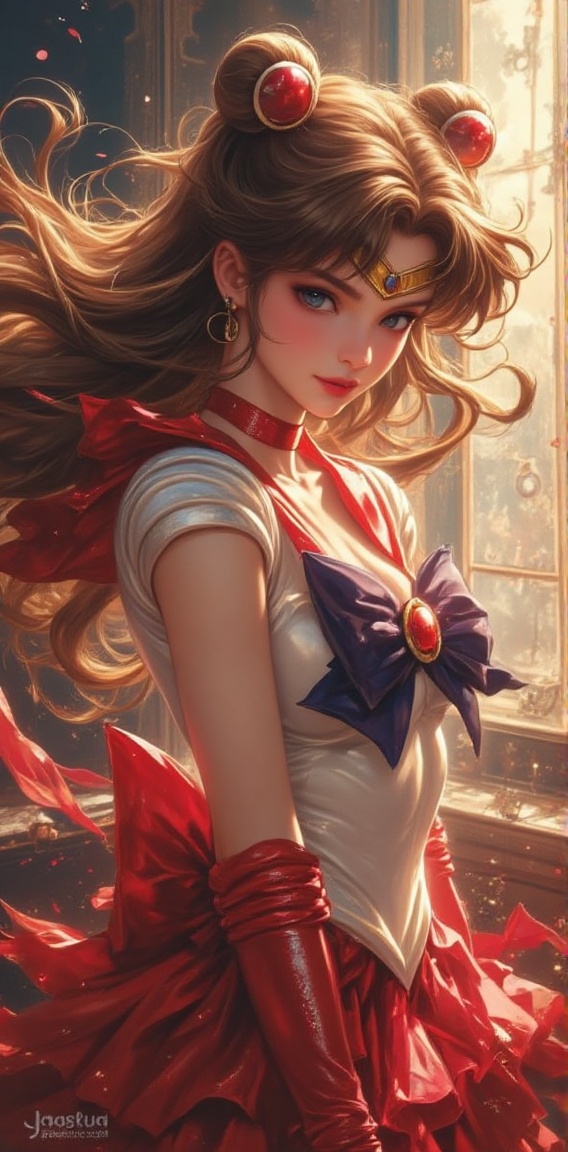 beautiful woman,  full body,  dynamic poses Sailor Moon on Tensor.Art