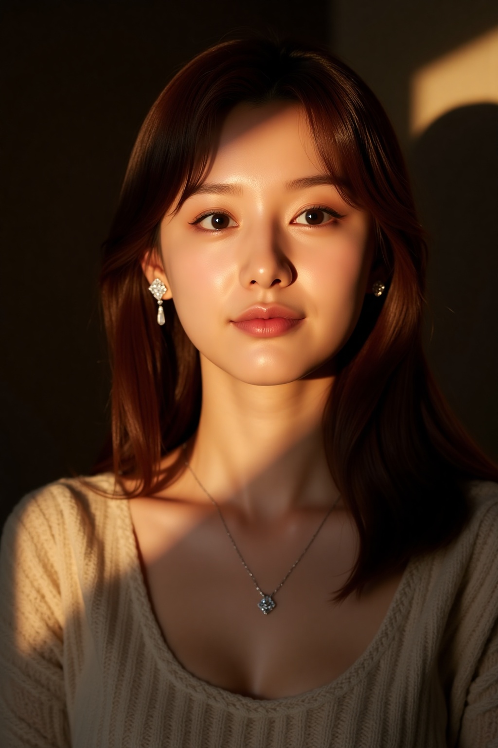 A Beautiful young Asian woman,  24yo,  solo on Tensor.Art