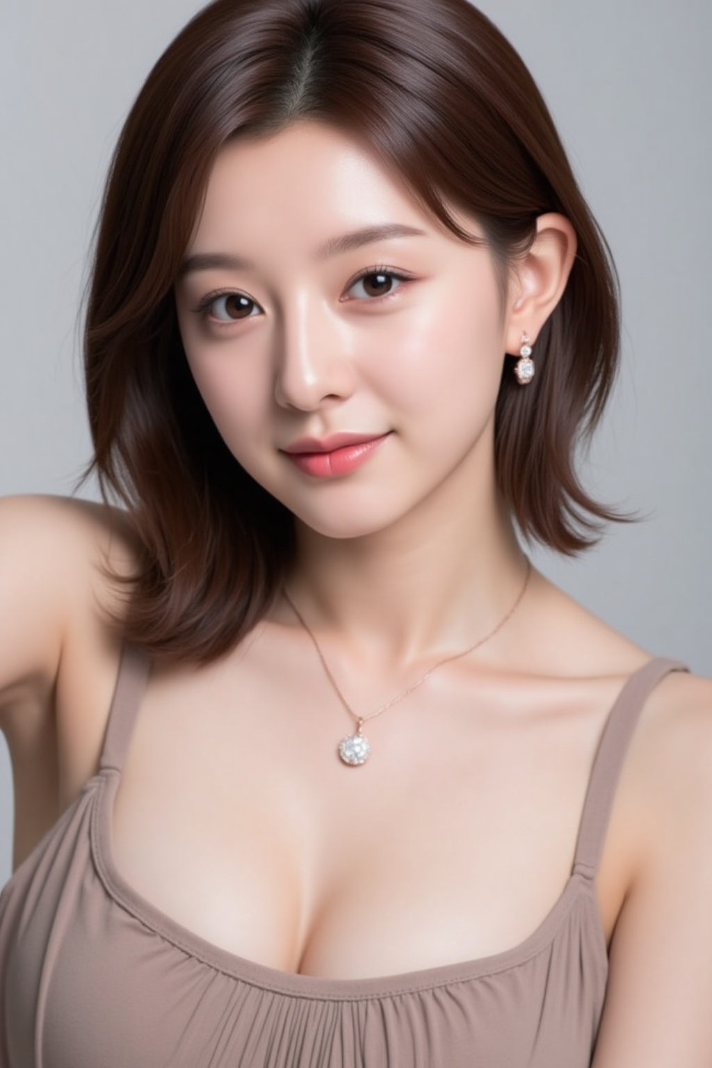 A young Beautiful Asian woman,  24yo,  solo on Tensor.Art