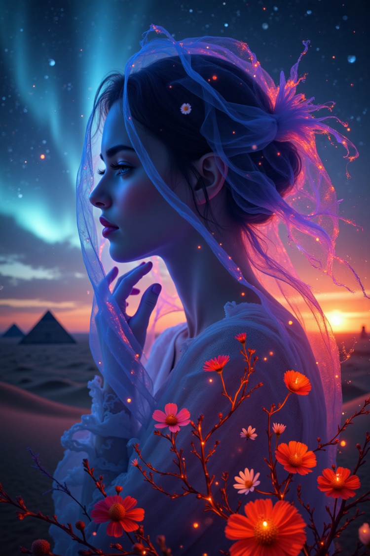 Midjourney Whispers Imaginery F by sanalee on Tensor.Art