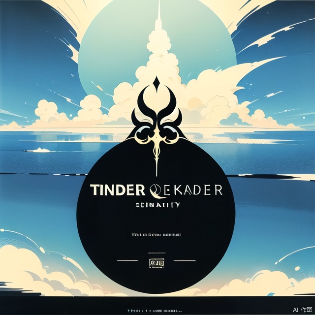 (best quality:1.4), Generate an album cover with the cover text in English, the theme is thunder and lightning, the main color is yellow, and the secondary color is yellow