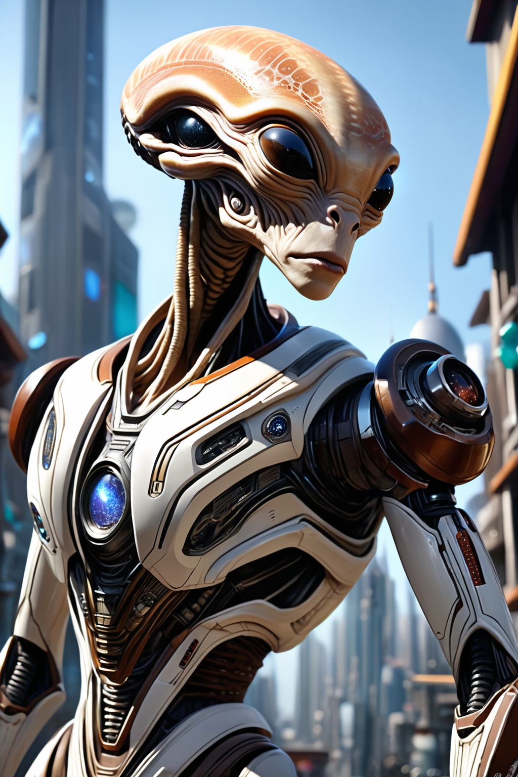 A cinematic shot of a )),  ufo,  sci-fi on Tensor.Art