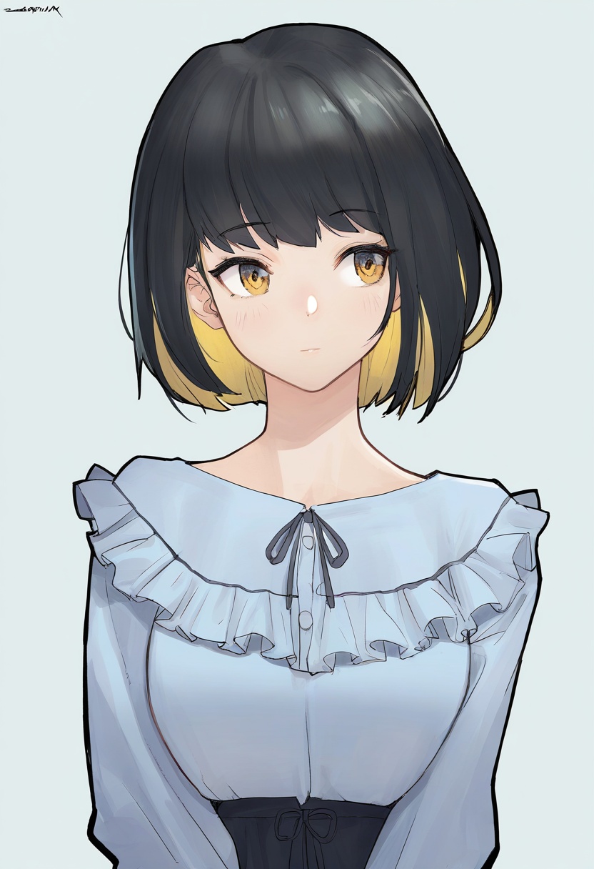 anime_pencil_sketch,  1girl,  solo on Tensor.Art