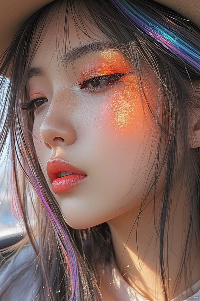 1girl,makeup