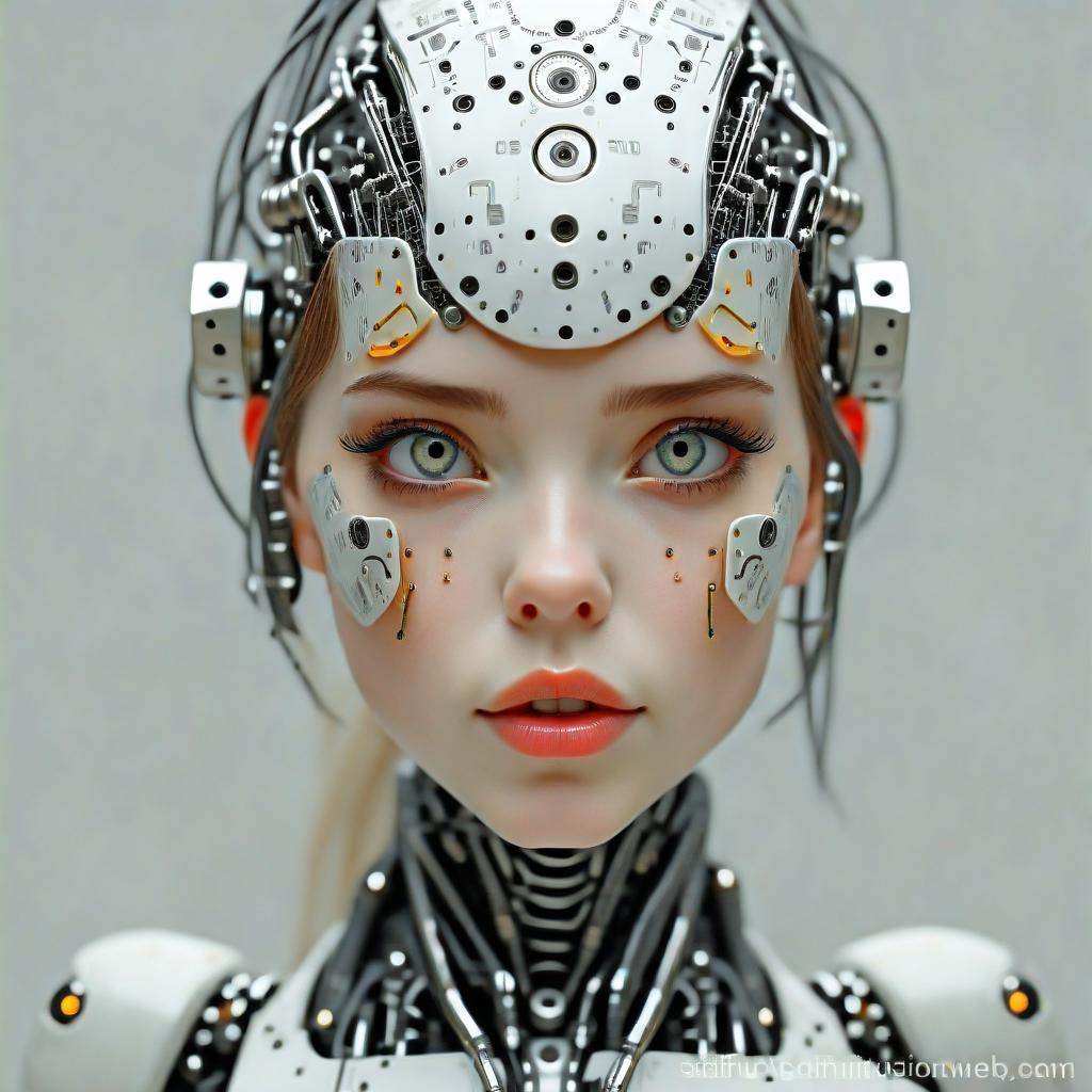face_of_human,  detailed_face_of_girl,  human_robotic_body on Tensor.Art