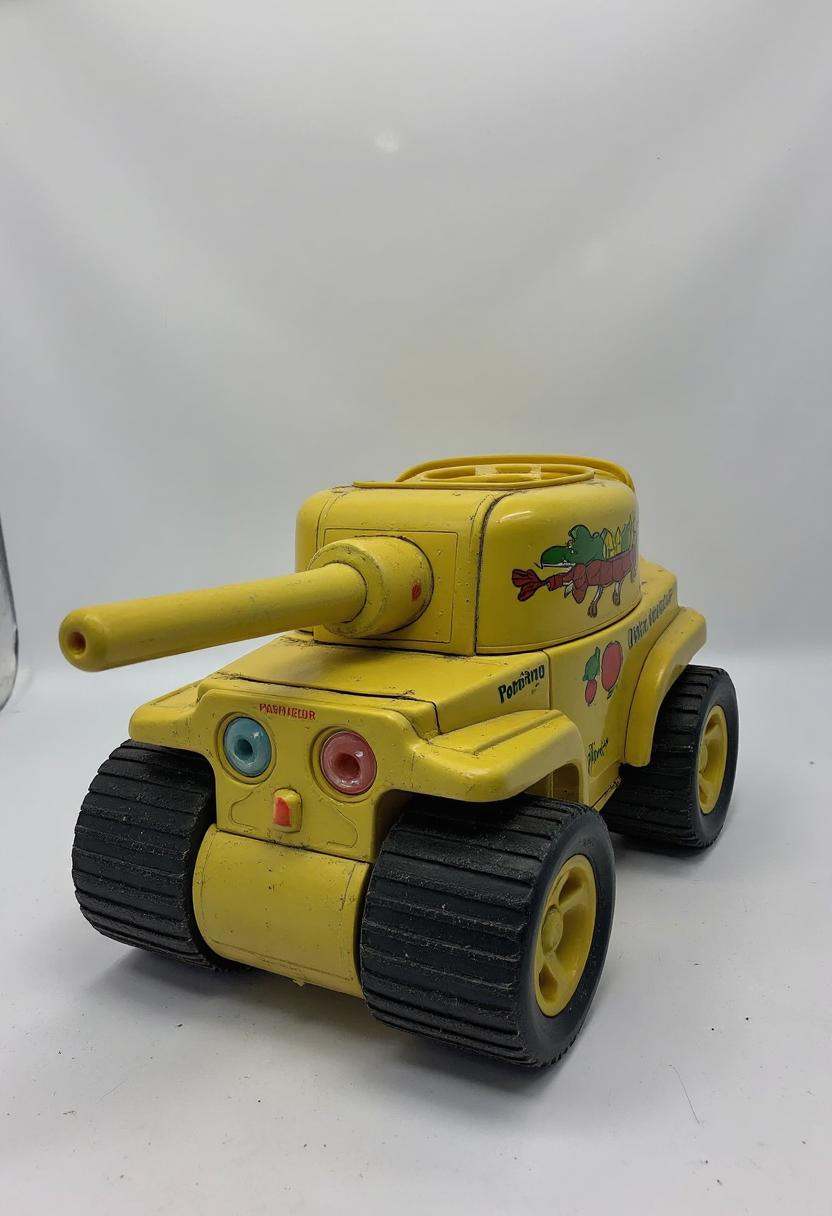 80s fisher price version of a ww2 panzer ****,  FP80S style,  fisher price 80s style on Tensor.Art