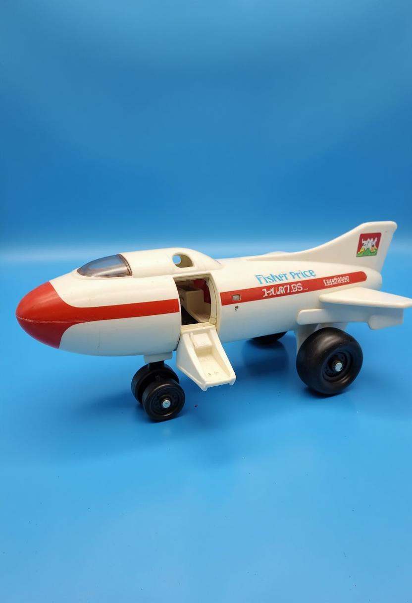 80s fisher price version of a Boeing B-29 Superfortress,  FP80S style,  fisher price 80s style on Tensor.Art