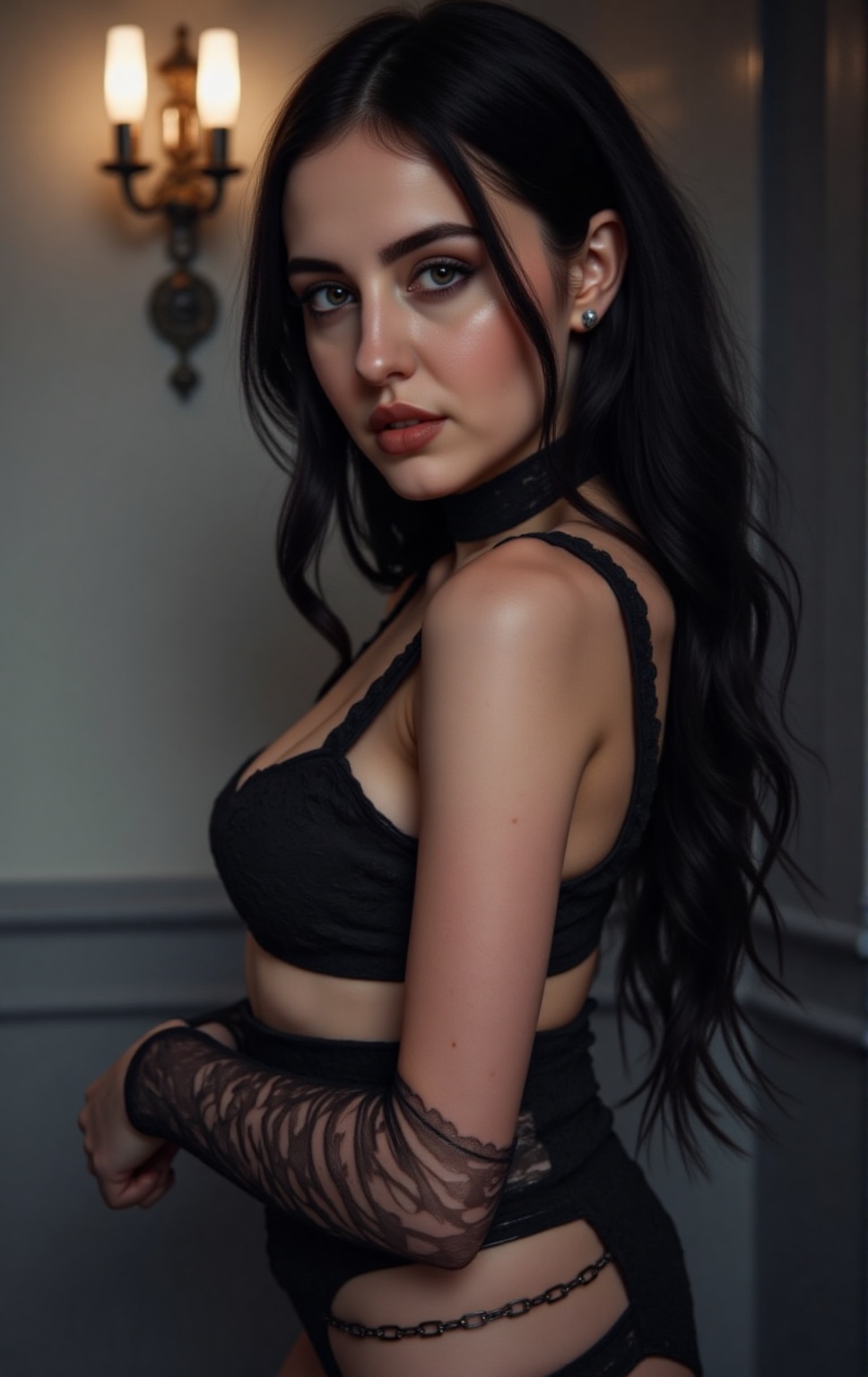 A casual photos of a beautiful girl,  black_hair ,  details on Tensor.Art