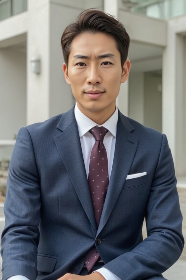 A Japanese handsome suit guy ,  ( realistic ),  ( six-pack) on Tensor.Art