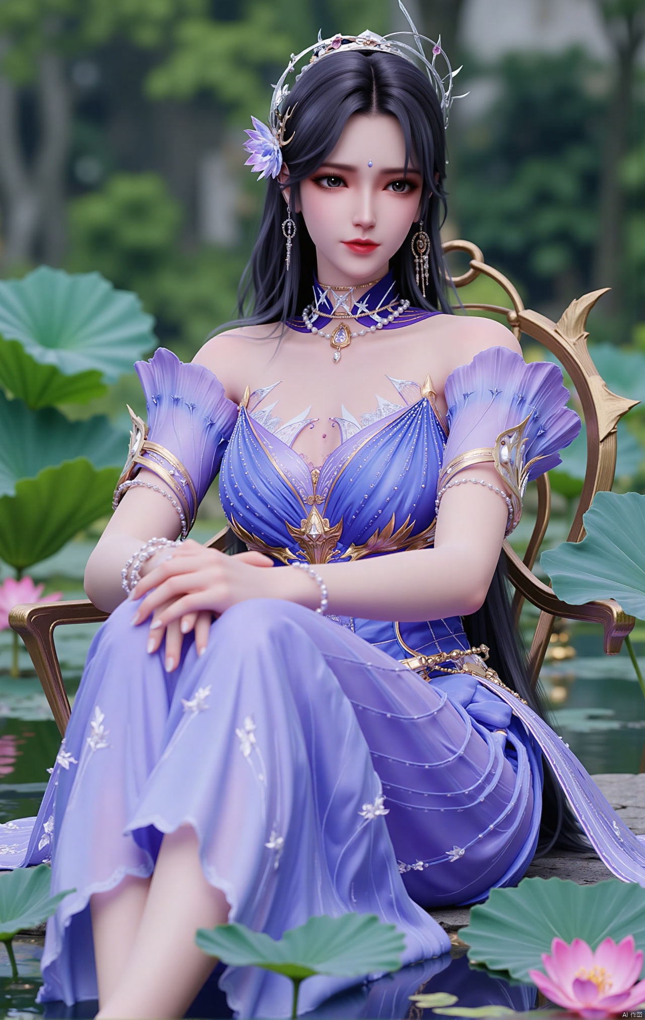  masterpiece,1girl,black hair,(Sitting by the lotus pond in the garden:1.3),(hanfu dress:1.3),black eyes,beautiful face,short sleeves,holding flower,looking at viewer,(huge breasts:2.79),(full breasts:1.99),Xzhaoliner,Xyaoxi,Xsulingyun,XyunluoX,Xhenrendadi,Xlannuo,Xlongnv,Xruoshui,XyunluoH,Xyuzimo,Xliuyue,Xlimuwanx,Xhongdie,Xyanqingcheng,Xqinghe,XyunxiX,XshengcaierX,Xdacishuwang,Xzhukeer,Xqinghanfu,Xyupopo