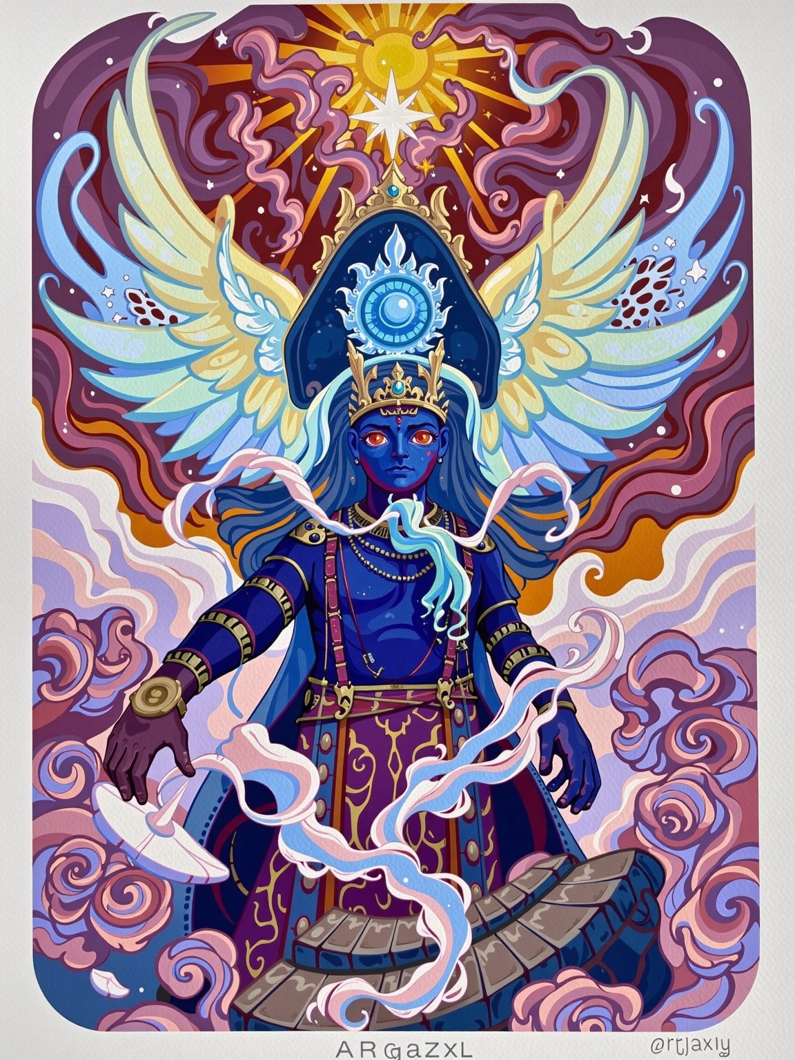 illustration,  ethereal fantasy concept art of argazxl . magnificent,  celestial on Tensor.Art