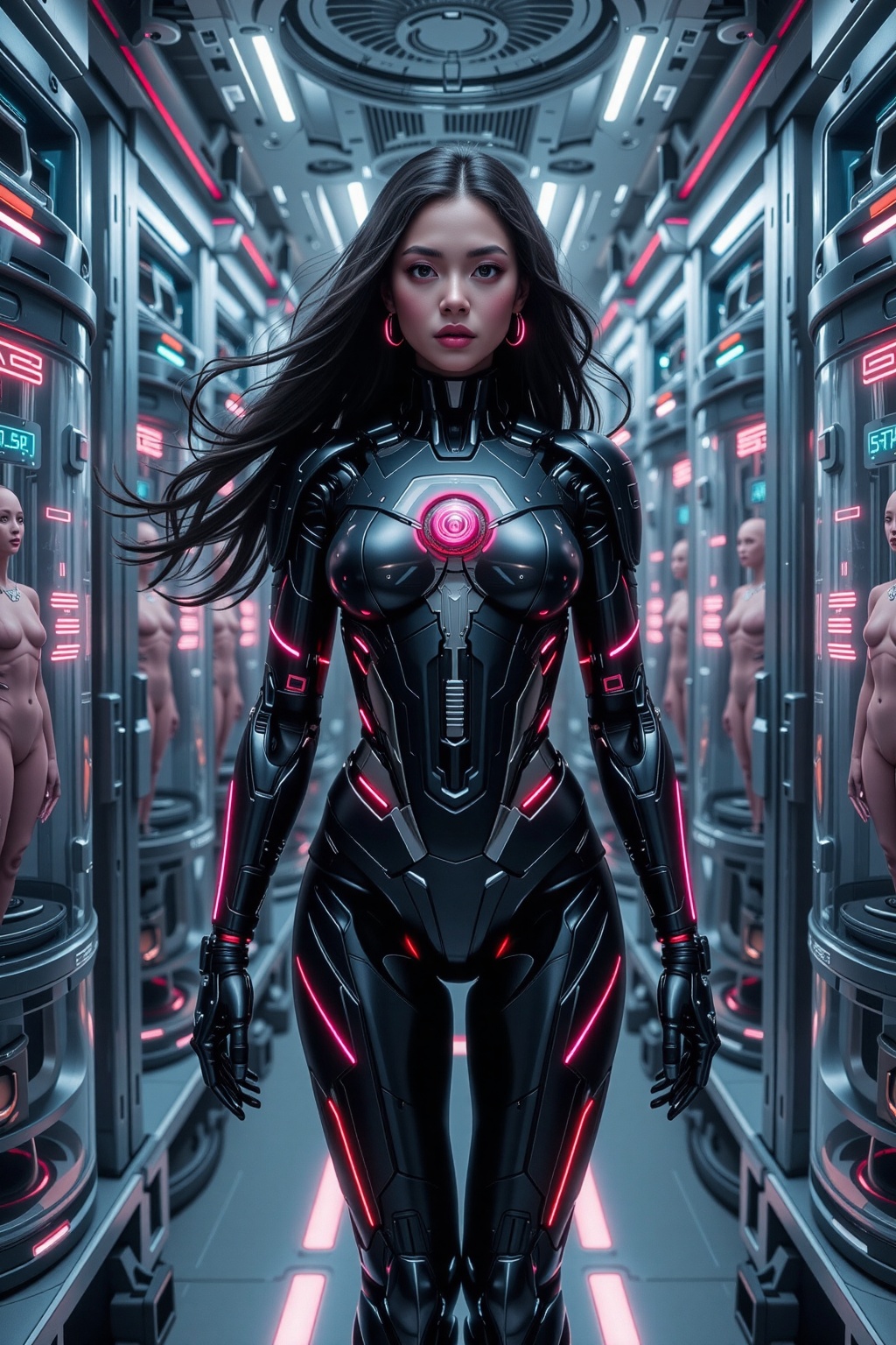 FuturEvoLab_Red,  Cyberpunk_FutureEvoLab,  Bodysuit_FuturEvoLab on Tensor.Art