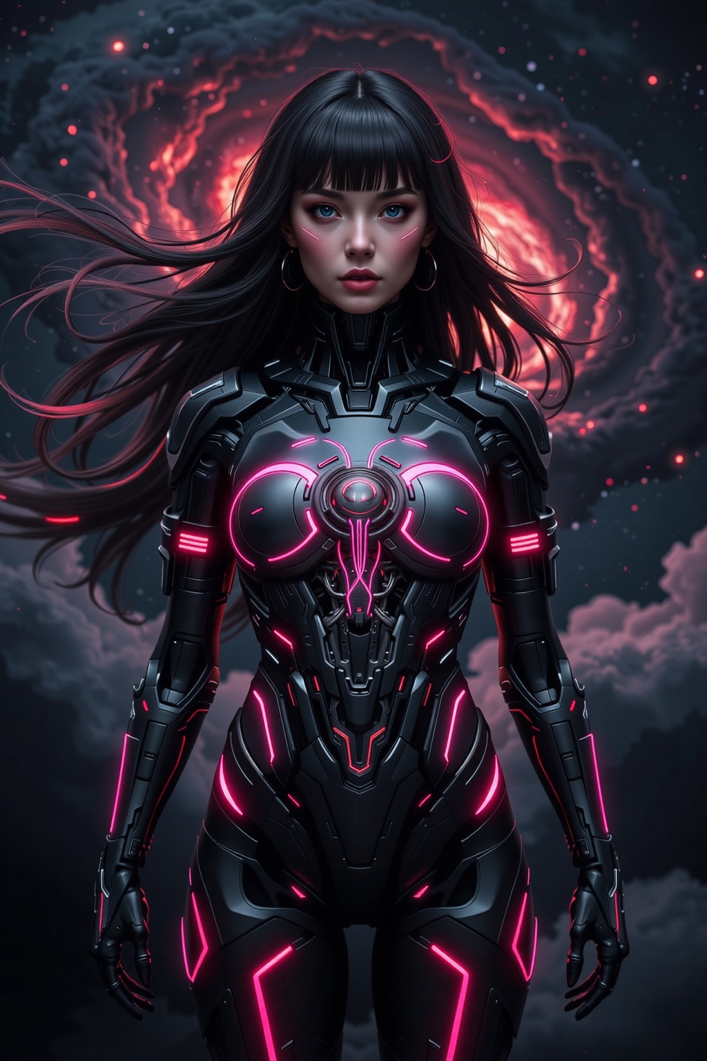 FuturEvoLab_Red,  Cyberpunk_FutureEvoLab,  Bodysuit_FuturEvoLab on Tensor.Art