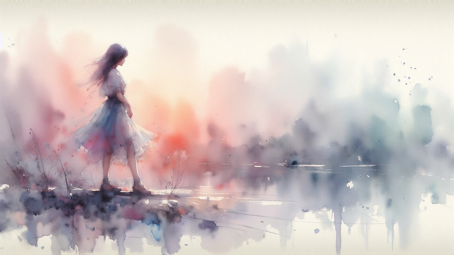 a 20 years old Asian woman,  .YunQiuWaterColorSoft4Flux on Tensor.Art