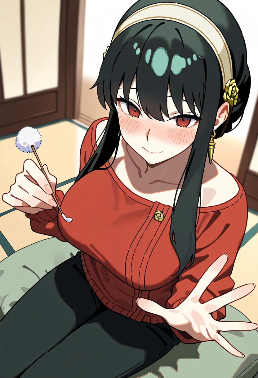 1girl,  yor briar,  blush on Tensor.Art