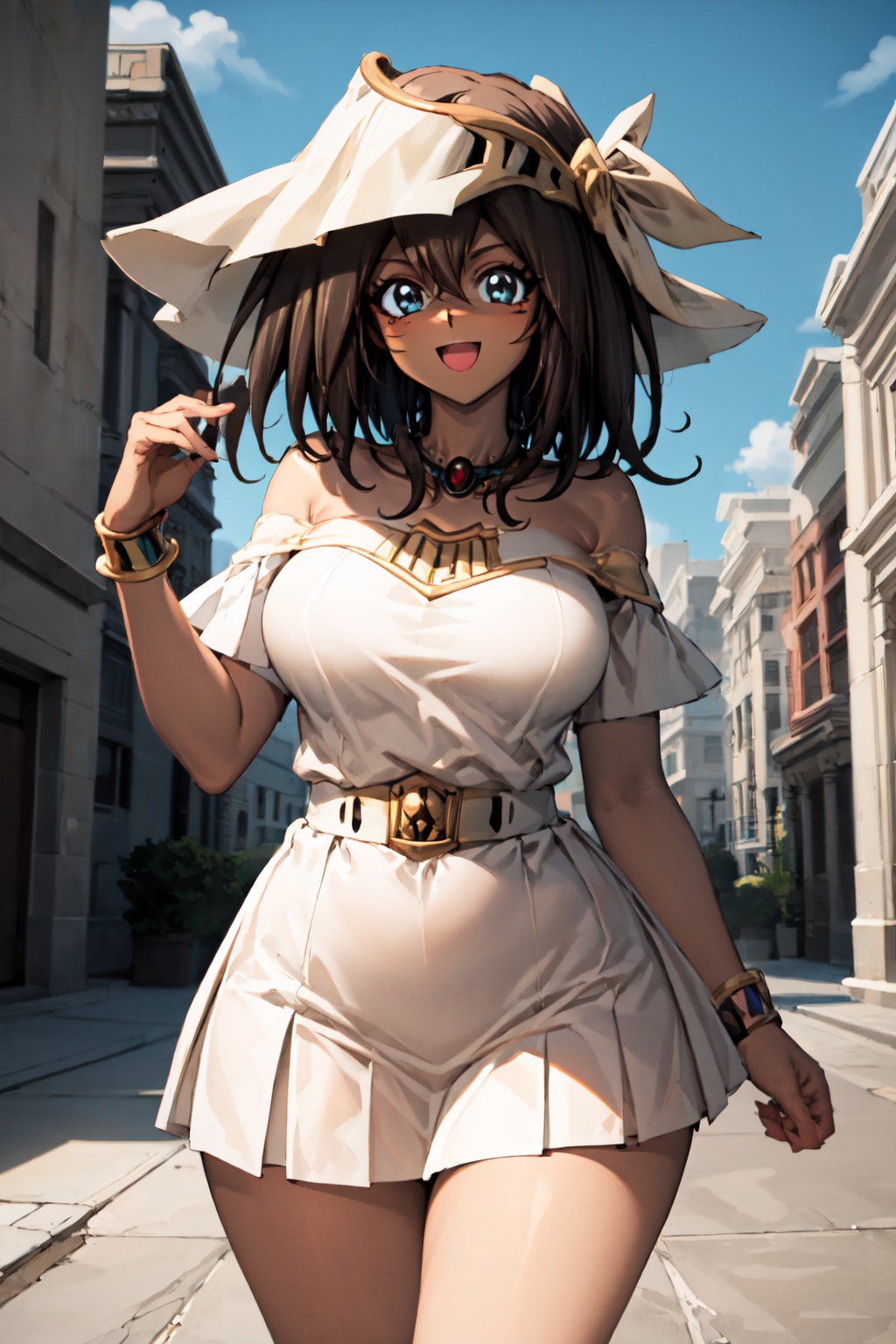 mana_yugioh,  1girl,  sky on Tensor.Art