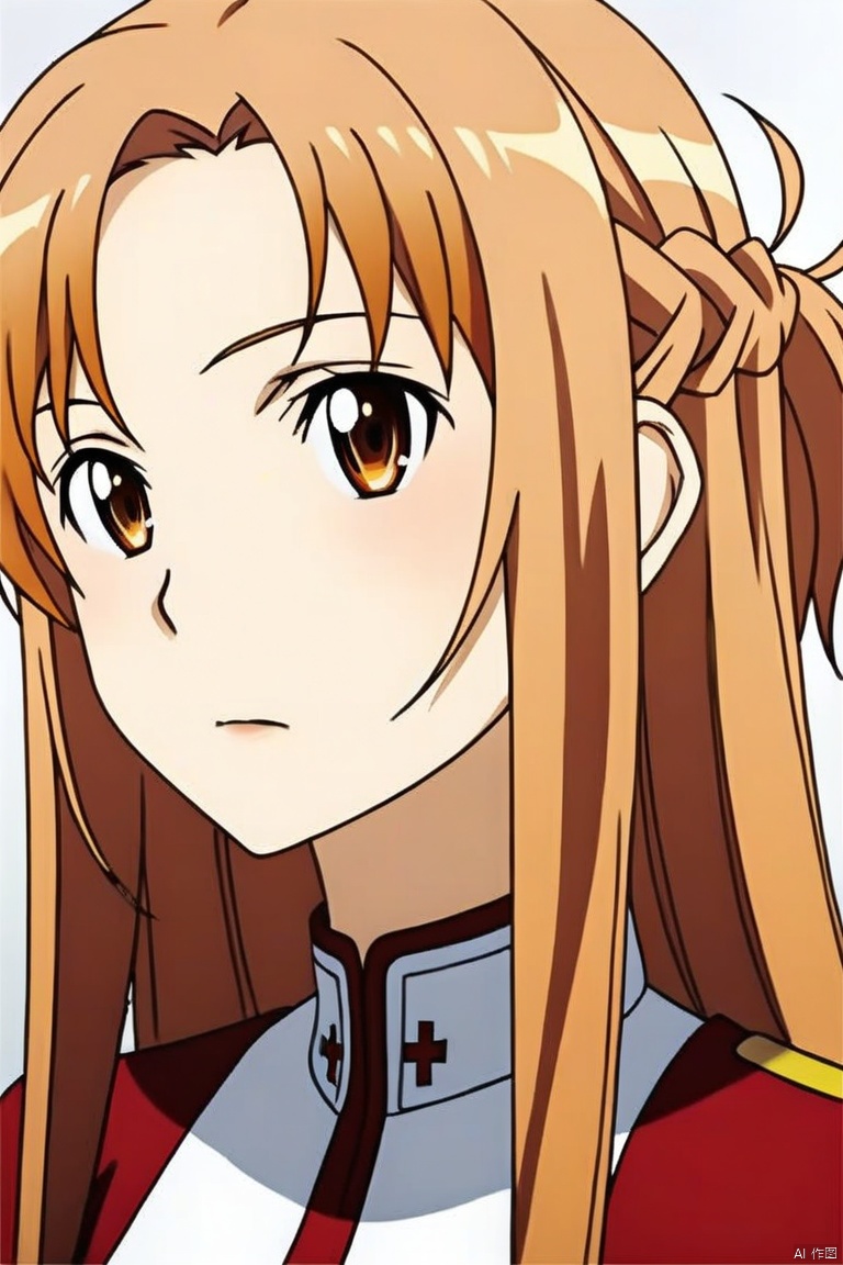 A 1girl with yellow long hair, dressed in Asuna's student uniform, captured in a dynamic pose. The scene features light and shadow texture, creating a three-dimensional and layered effect with rich details. Rendered in 8K resolution, the image blends 2.5D CG with semi-realistic photos, showcasing a high level of realism and depth.