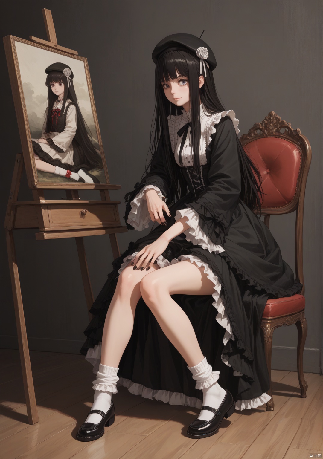 masterpiece,  Japanese animation style,  a girl on Tensor.Art