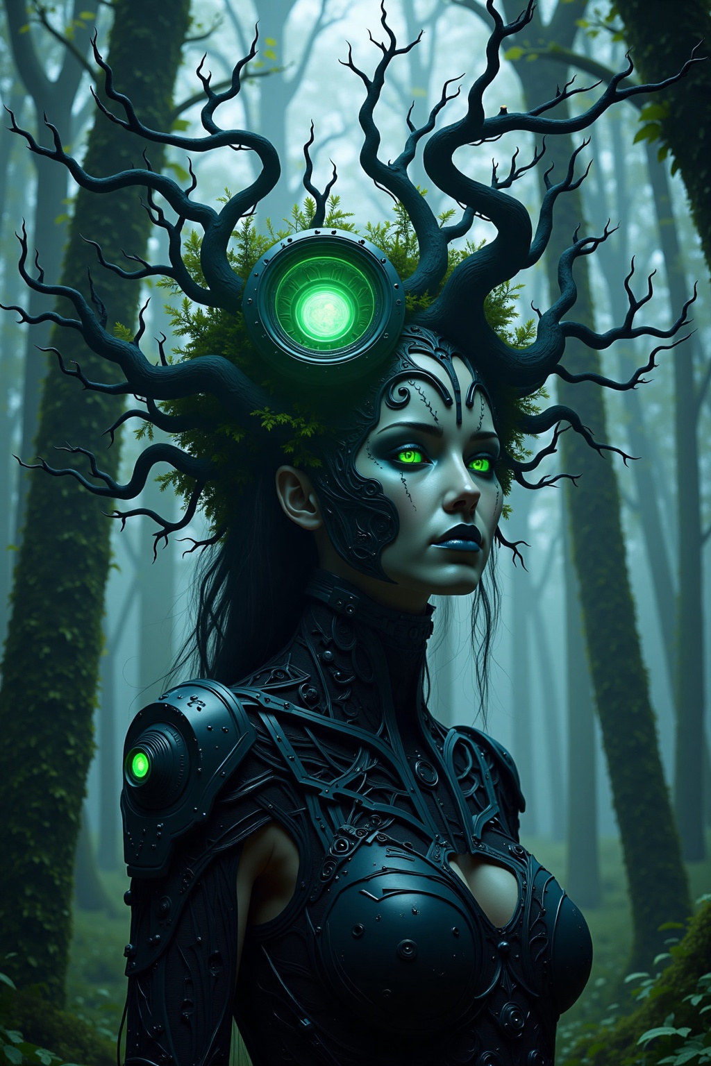 naturepunk,  foggy,  surreal dream on Tensor.Art