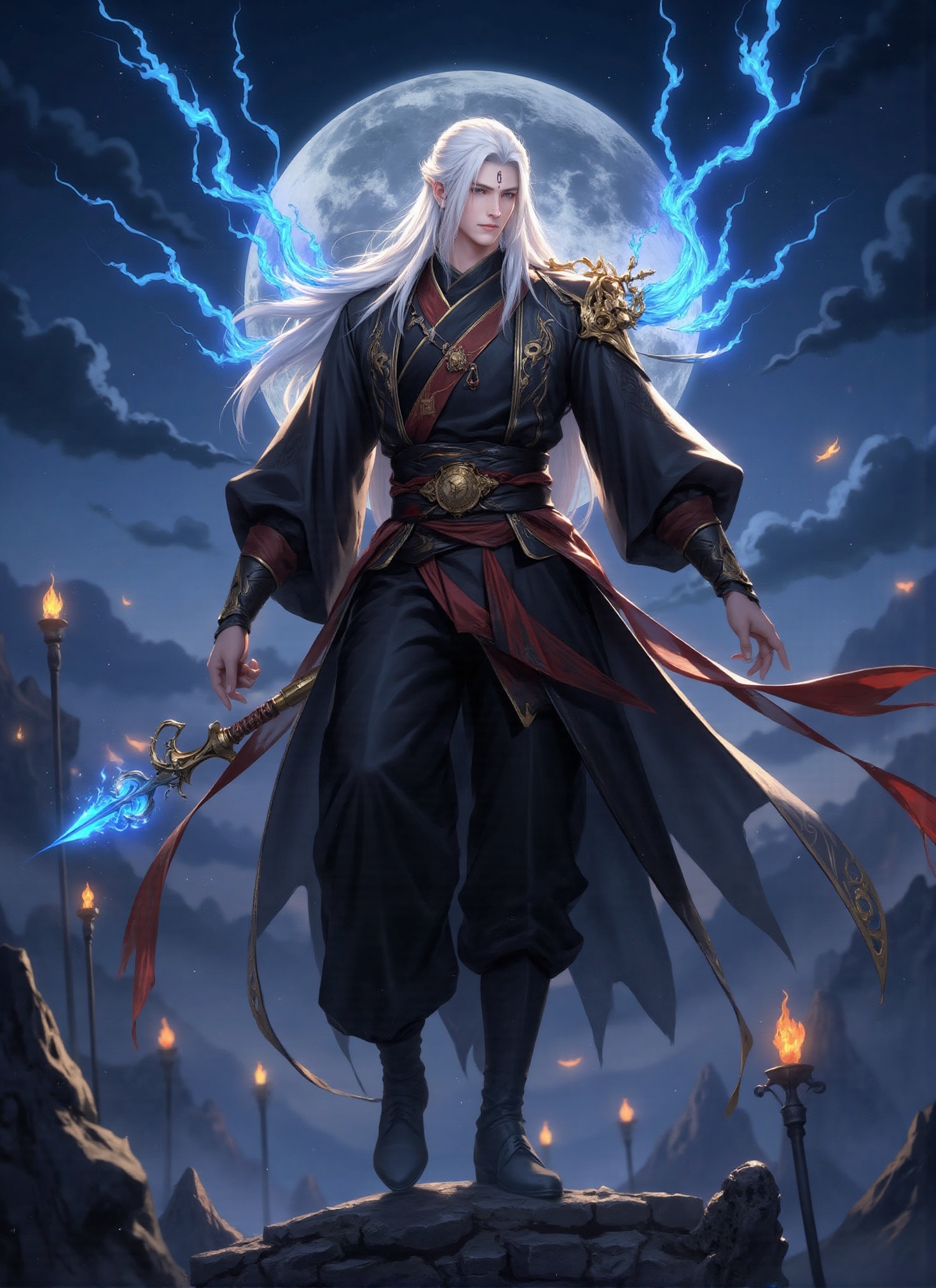 1 guy,  tall,  muscular body on Tensor.Art