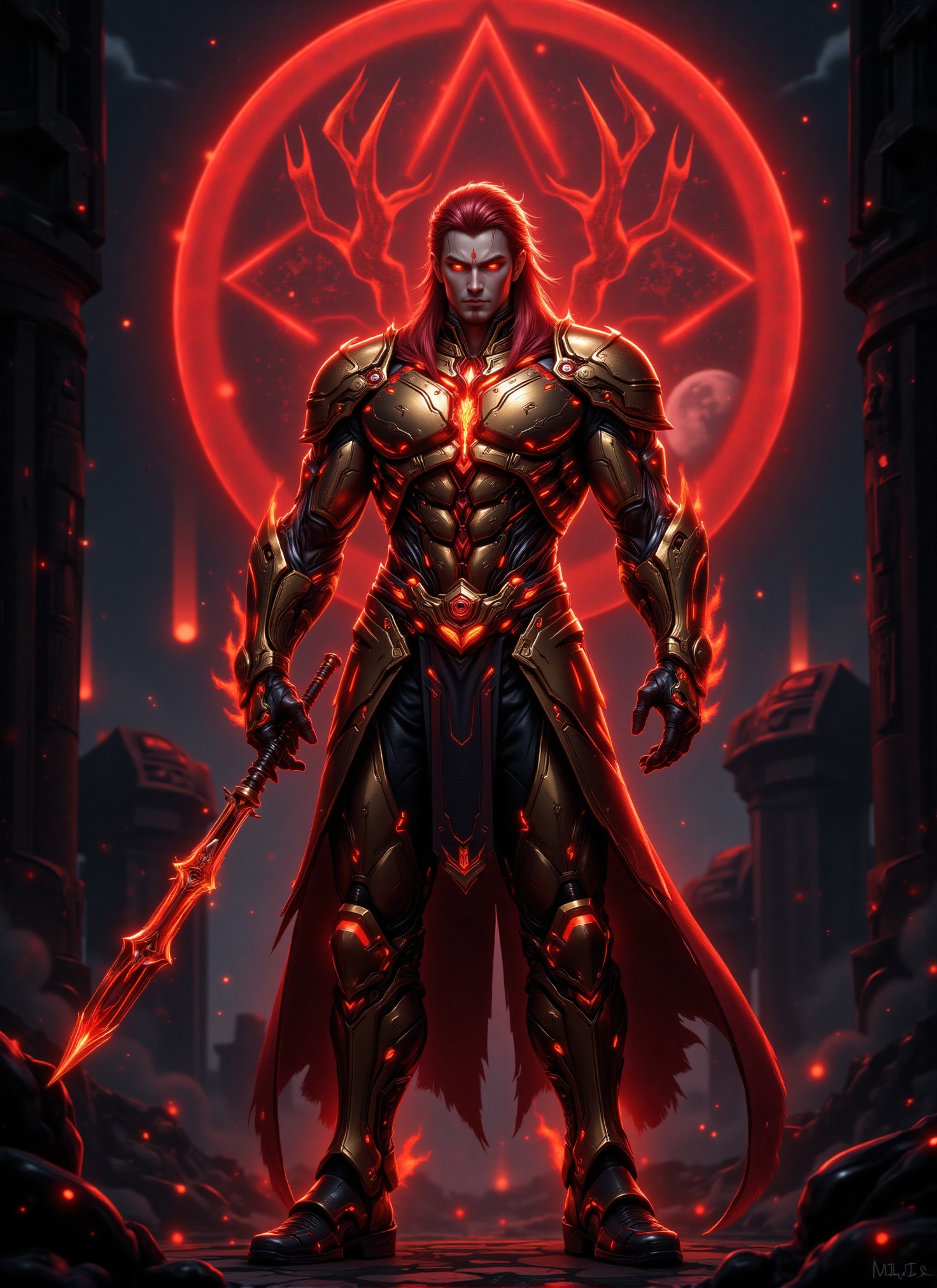 1 guy,  tall,  muscular body on Tensor.Art