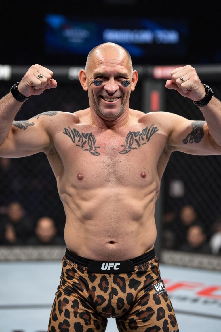 The image is a high-resolution photograph of a middle-aged man with a friendly,  cheerful expression. He is standing in a...