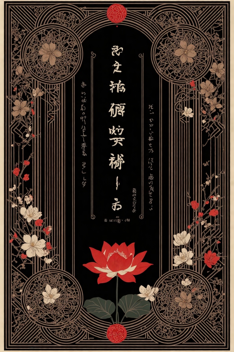 This mangacover kei poster in a vintage,  art deco style,  featuring a dark on Tensor.Art