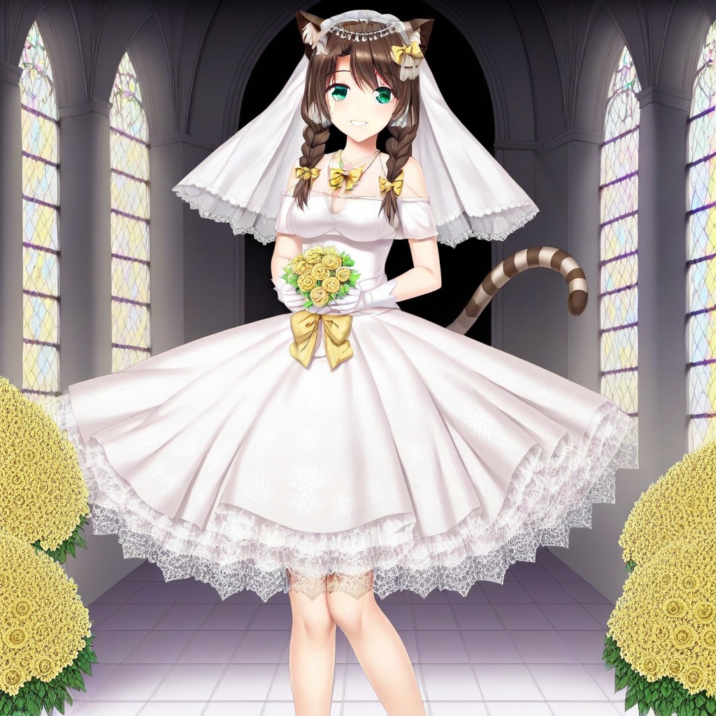fumino takami,  chest length hair,  brown hair on Tensor.Art
