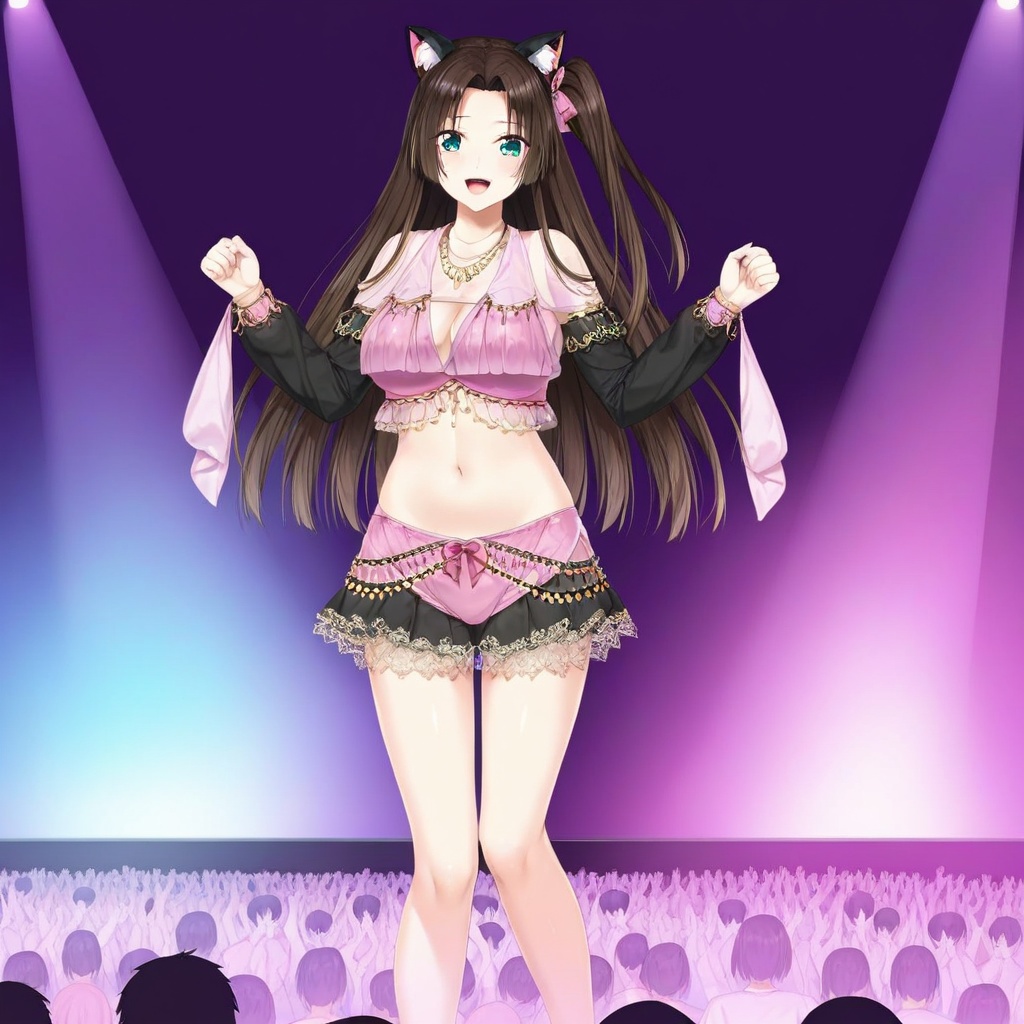 fumino takami,  long hair,  brown hair on Tensor.Art