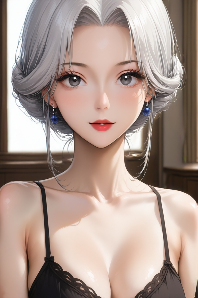 成熟女性. black eyes. on Tensor.Art