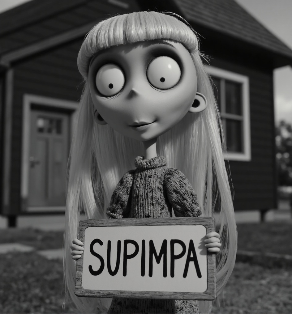 a girl with long white hair,  big,  wide eyes on Tensor.Art