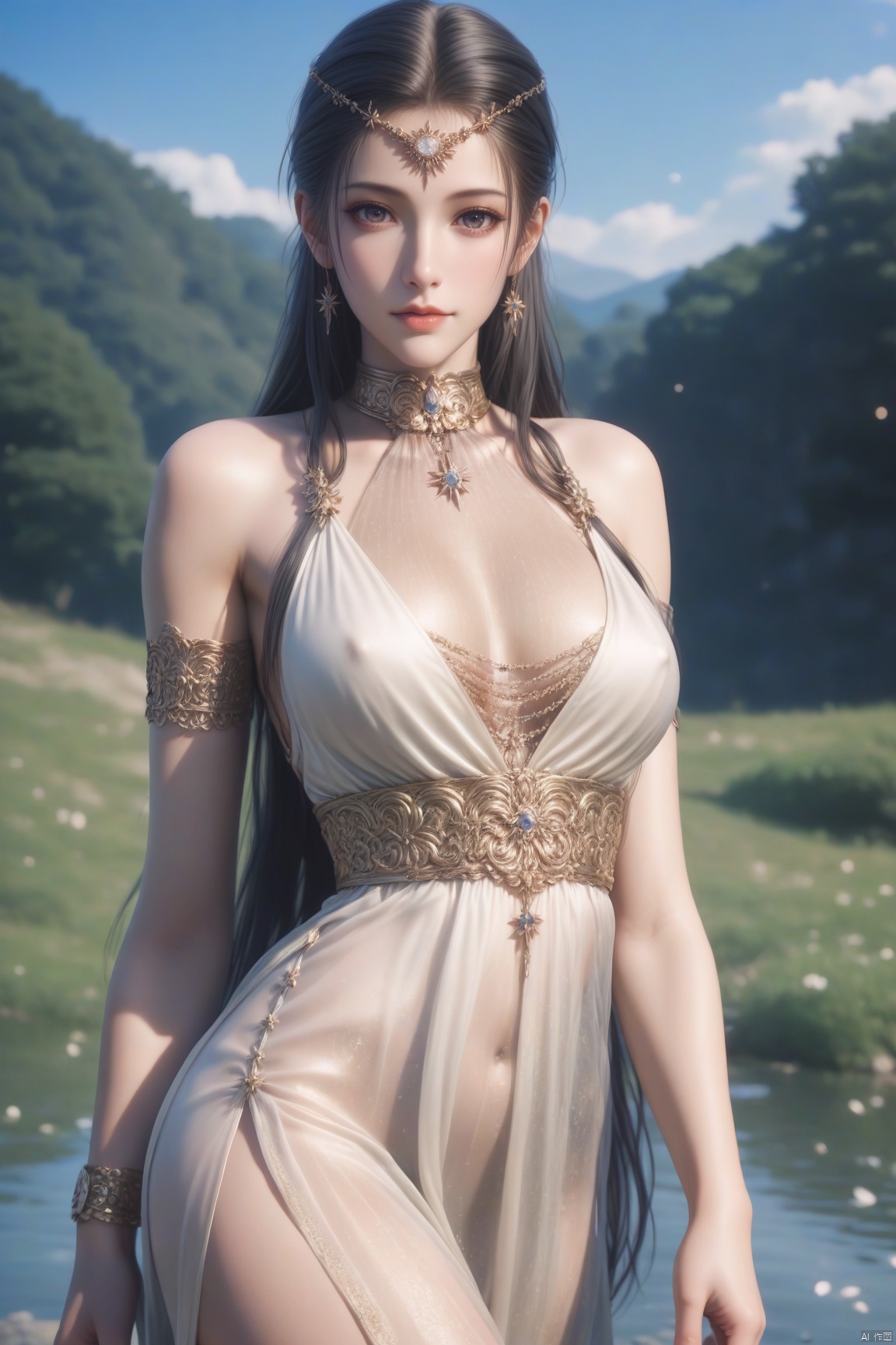 parametersscore_9,score_8_up,score_7_up,source_anime,
,1girl,detailed face,solo,black hair,long hair,outdoor,dress,looking at viewer,pale skin,translucent,high detailed  skin,(detailed skin:1.1),
highly detailed,ultra-high resolution,32K UHD,sharp focus,best-quality,masterpiece,