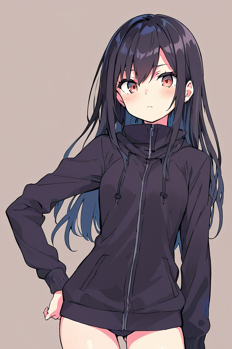 1girl,  solo,  simple background on Tensor.Art