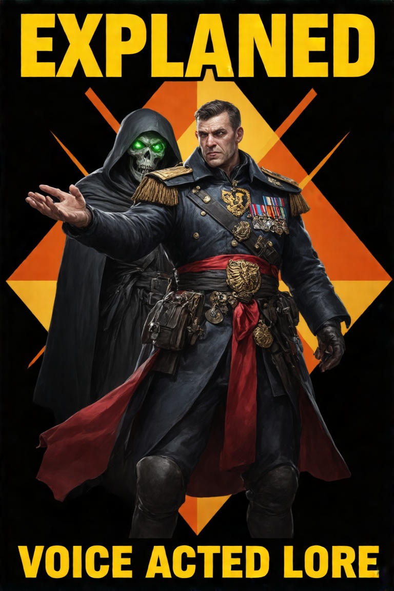 This Warhammer 40k Lore reaper portrait a digital artwork featuring a detailed explanation of the Lore concept in a video...