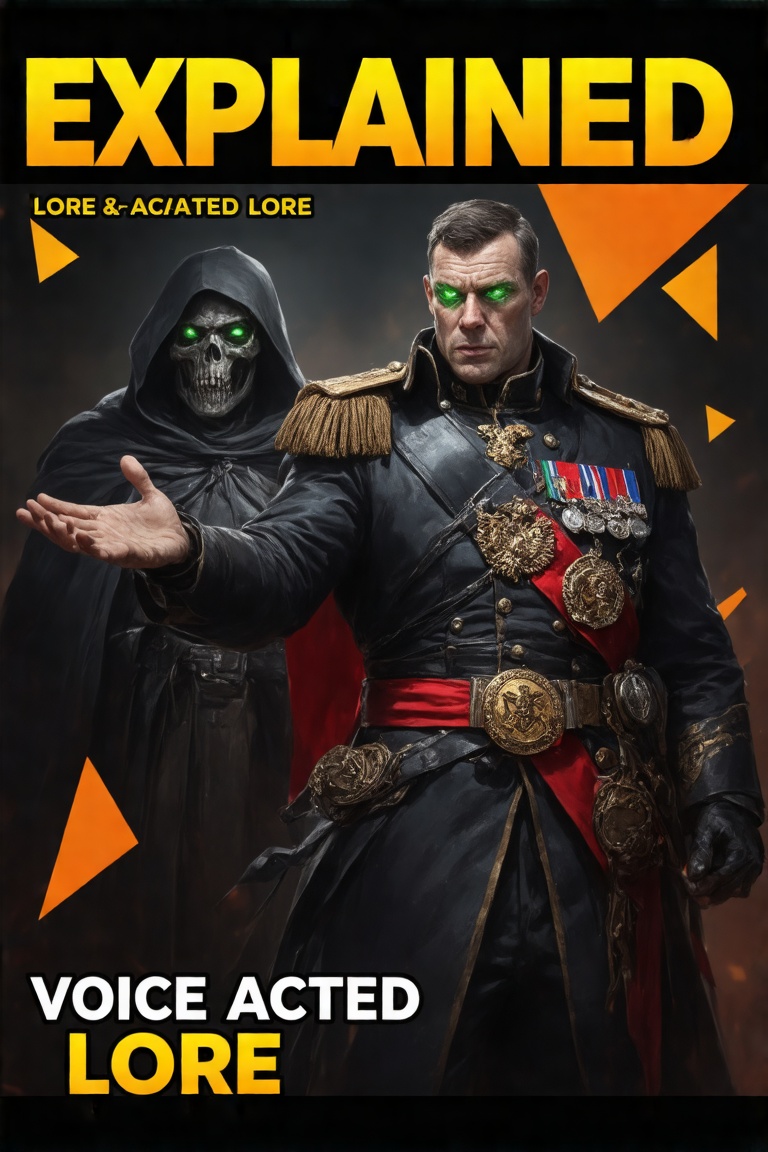 This Warhammer 40k Lore reaper portrait a digital artwork featuring a detailed explanation of the Lore concept in a video...