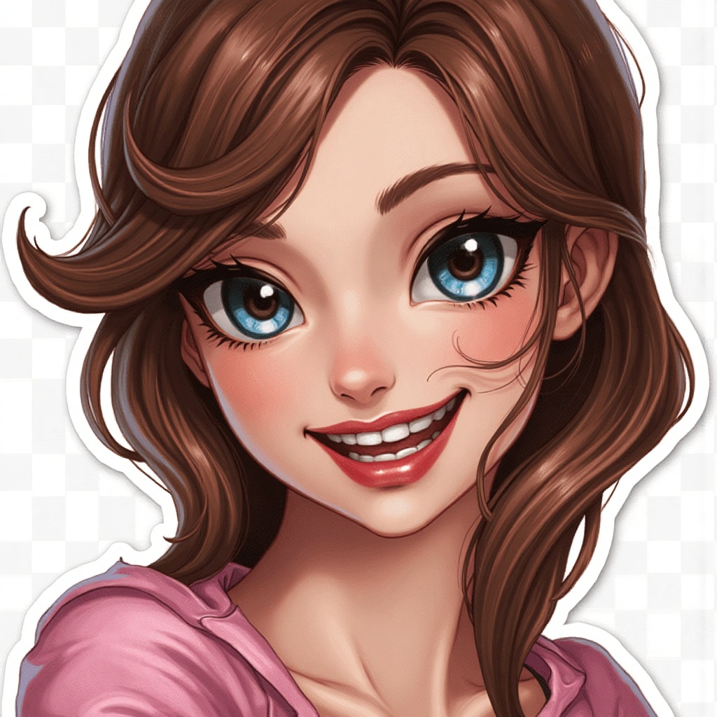 beauty women,  fun_stickers on Tensor.Art