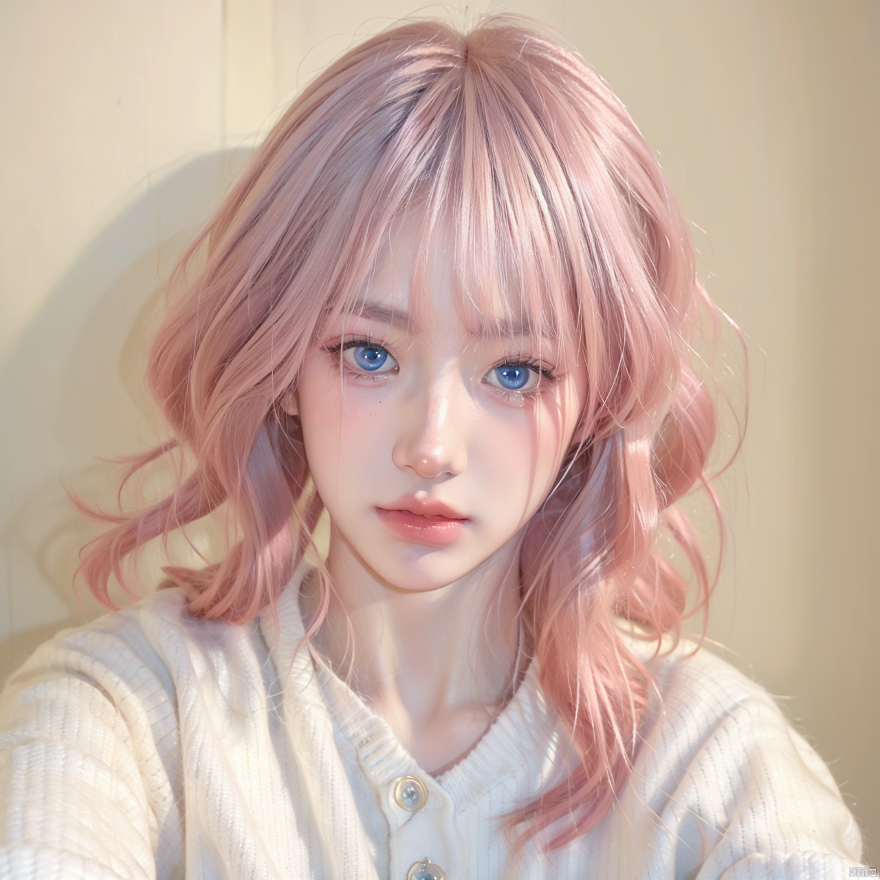 1girl,  solo,  blue eyes by 宝拉熊 on Tensor.Art